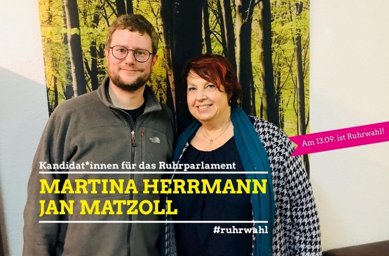 Martina Herrmann und Jan Matzoll erhalten Votum für die Ruhrwahl