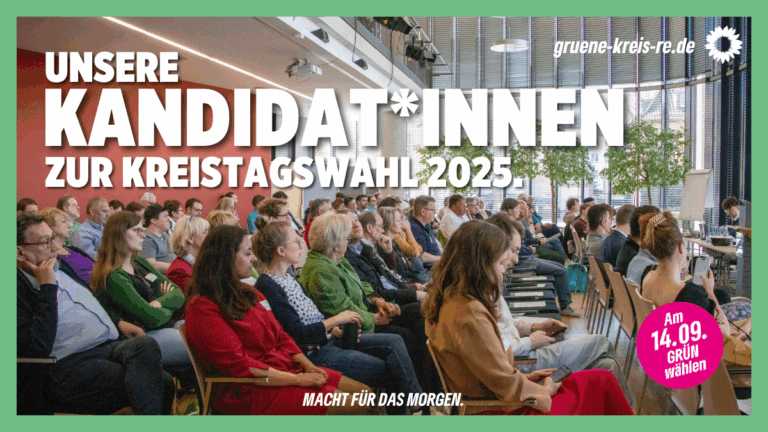 GRÜNE wählen Kandidat*innen zur Kreistagswahl 2025