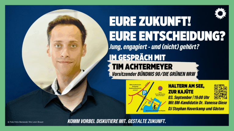 EURE ZUKUNFT! EURE ENTSCHEIDUNG? – Talk mit Tim Achtermeyer und Vanessa Giese