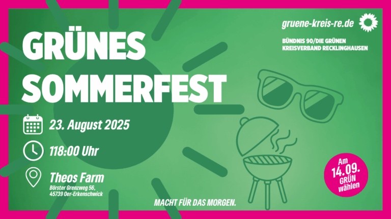 Einladung: Grünes Sommerfest