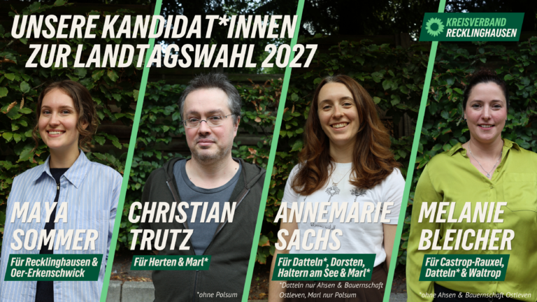 Unser Team für die Landtagswahl 2027 steht!